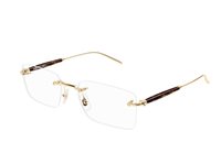 Montura de gafas Montblanc Hombre MB0411O002 GOLD GOLD TRANSPARENT55 - MB0411O002 GOLD GOLD TRANSPARENT55
